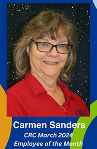 Carmen Sanders, CRC's March 2024 Employee of the Month