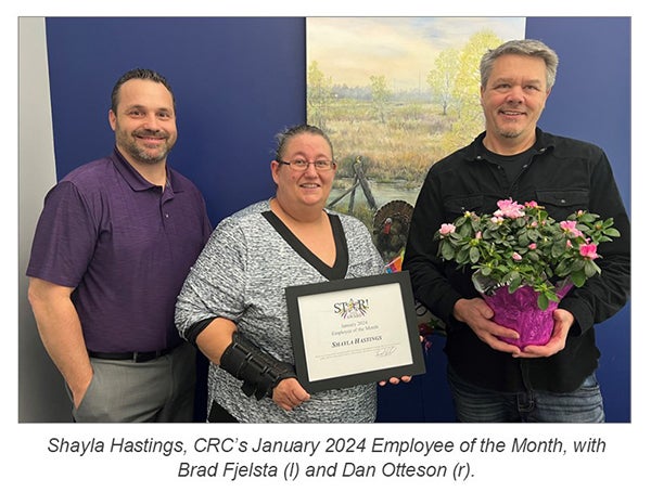 Shayla Hastings, January 2024 Employee of the Month