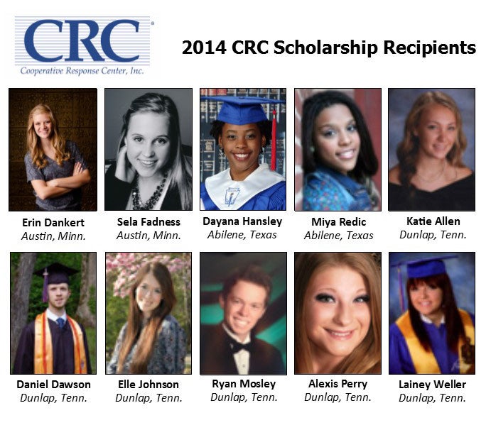 CRC Awards $10,000 in Scholarships to Local Graduates