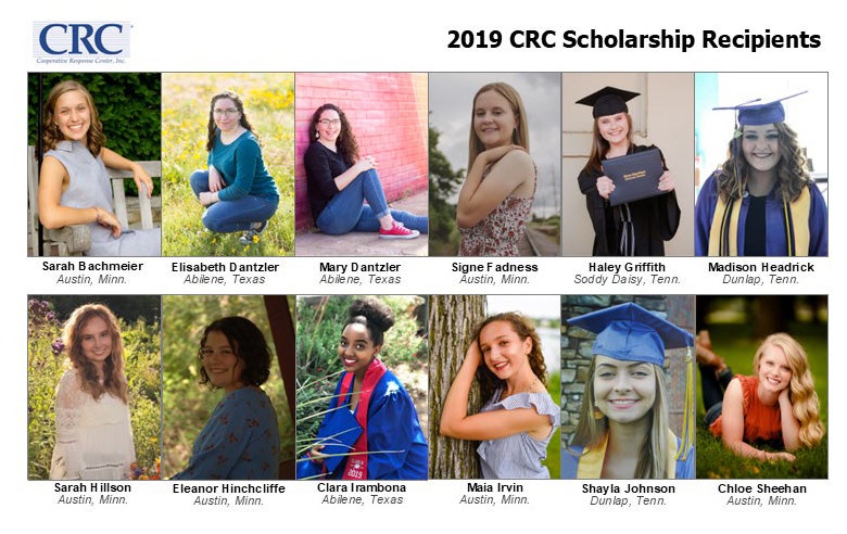 2019 CRC Scholarship Recipients Announced