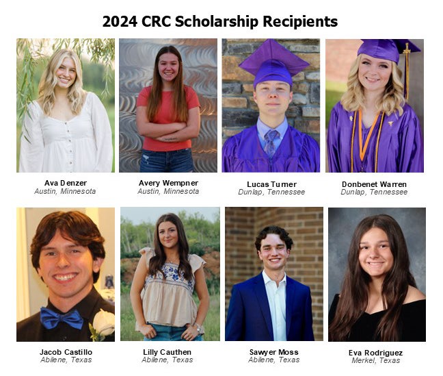 2024 CRC Scholarship Recipients