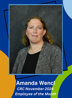 Amanda Wencl, November 2024 Employee of the Month