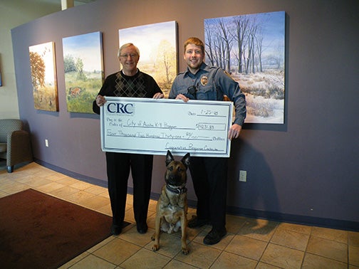 CRC Reaches 2017 Fundraising Goal for APD K9 Unit