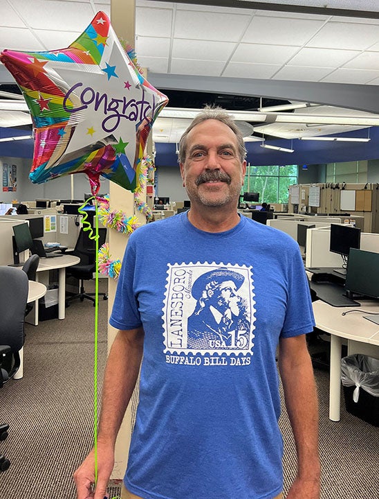 Mark Johnson, CRC's June 2023 Employee of the Month